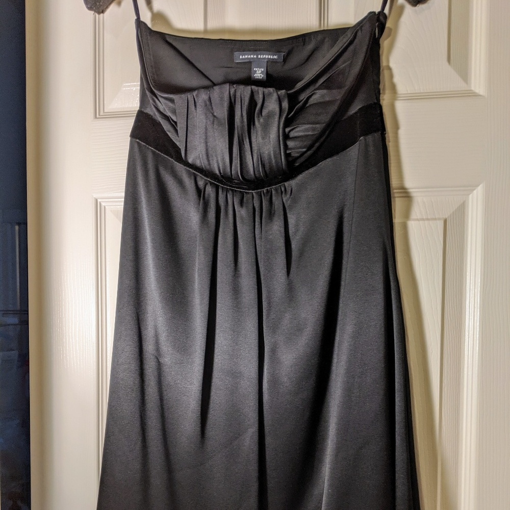 Banana Republic Strapless Silk Cocktail Dress 4P